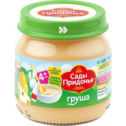 Сады придонья пюре грушевое 0,08