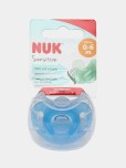 Пустышка NUK Sensitive cилик.сос. 0-6мес