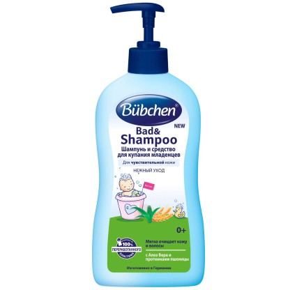 Шампунь и средство для купания Bubchen 400мл 0+