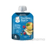 Gerber пюре яблоко груша 90гр