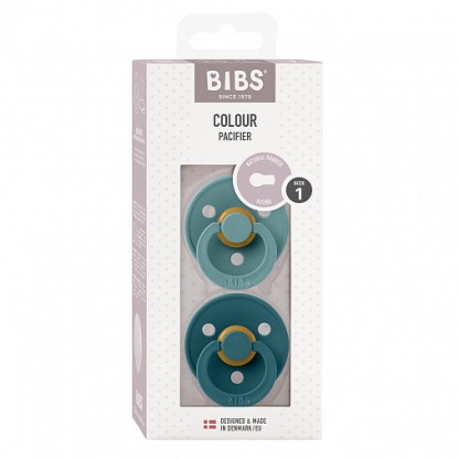 Набор пустышек BIBS Colour latex 0+