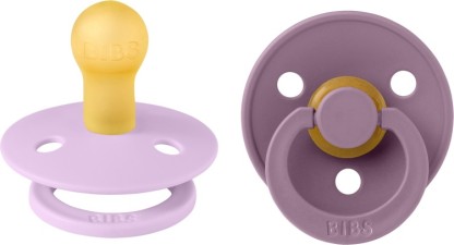 Набор пустышек латексных BIBS colour violet sky/mauve 0+ 2шт