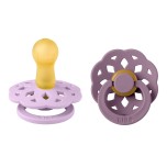 Набор пустышек латексных BIBS colour violet sky/mauve 6+ 2шт