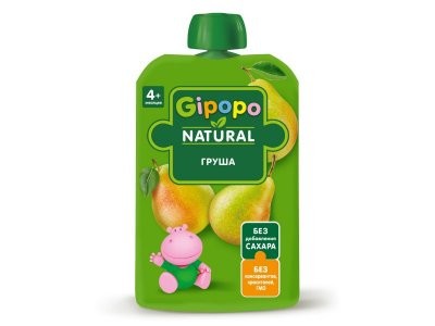 Пюре фруктовое для детей 90гр груша