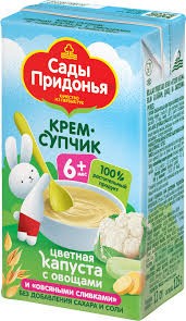 Сады придонья супчик цветная капуста