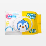 Влажные салфетки Mello jumbo pack, 128 шт