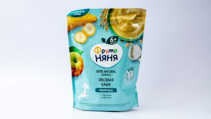 Каша Фрутоняня молочная Банан и яблоко 6+ 200г