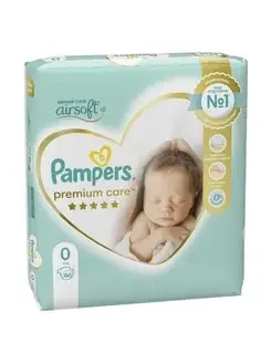 Подгузники Pampers Premium Care Newborn (2-5 кг) 66шт