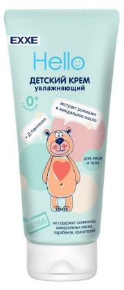 Детский крем Hello EXXE 100мл