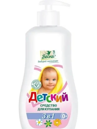 Детское ср-во для купания 3 в1 280гр