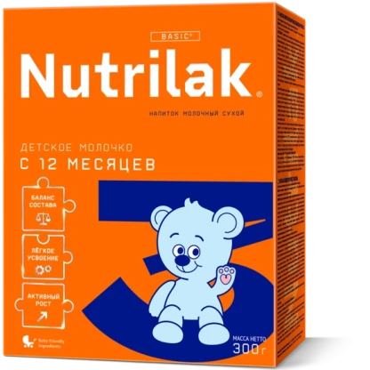 Смесь Nutrilak 3 12+ 300гр.