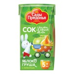 Сок Сады придонья яблоко груша 0.125л