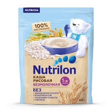 Каша Nutrilon  Рисовая Безмолочная 180гр.