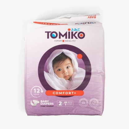 Подгузники Tomiko Comfort+ S 68шт
