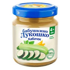 Пюре Бабушкино Лукошко  кабачок (стекло), 100 г