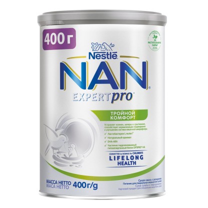 Смесь Nan Тройной Комфорт , 400 г