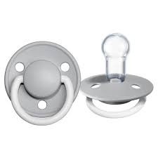 BIBS De Lux Silicone Cloud светло-серый