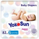 Подгузники Yokosun (0-6 кг) S 82