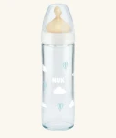 Nuk бутылочка first choice стеклянная 240мл  шт  nuk бутылка new classic 240мл латекс (стекло)