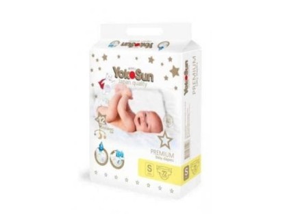 Подгузники YokoSun PRemium S 72