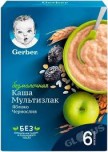 Каша Gerber Каша Безмолочная Яблоко Черника, 180г