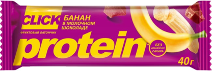Батончик фруктовый банан и протеин 40гр