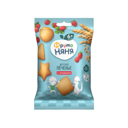 Печенье Фрутоняня  с земляникой, 50 г