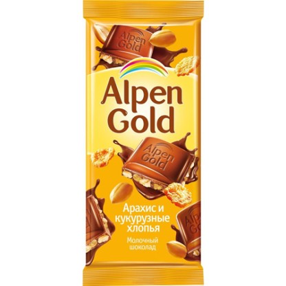 Alpen gold арахис хлопья