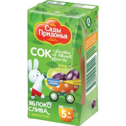 Сады придонья 125 мл ябл-слива