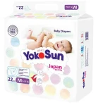 Подгузники  Yokosun   (5-10 кг) M 22