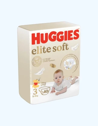 Новый Huggins Elite Soft 3 40pcs