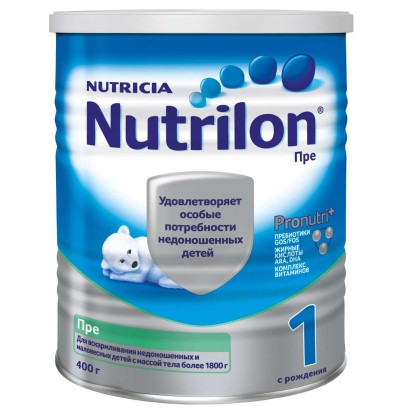 Смесь Nutrilon  PRE 1  с рождения 400 г
