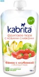 Пюре Kabrita банан клубника яблоко, 100 г