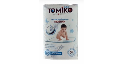 Томико пеленки  60**90 однораз.уп.10шт
