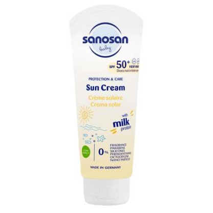 Солнцезащитный крем Sanosan baby  spf 50 для малышей, 75 мл.