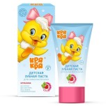 Зубная паста Кря Кря клубника, 50 г