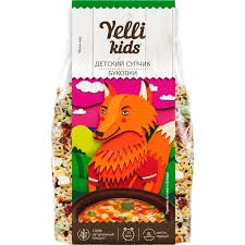 Супчик детский буковки yelli kids 80г х 9 пак