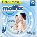 Подгузники Molfix Mini 2 3-6кг. 80шт.