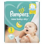 Подгузники Pampers NB (2- 5 кг),  27шт