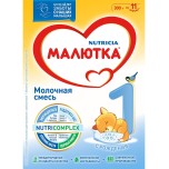 Смесь Малютка  Молочная 1 0+  300гр.