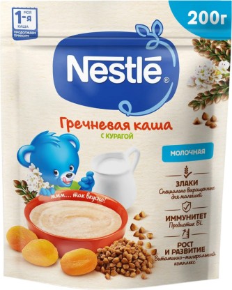 Каша NESTLE Гречка Курага