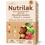 Каша Nutrilak Мультизлаковая с Яблоком и Малиной