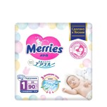 Подгузники Merries для новорожденных , 90шт до 5кг