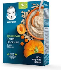 Каша Gerber овсяная тыква абрикос, 180 г