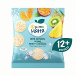 Мини Хлебцы Фруто няня  Мультифруктовый микс,30 г