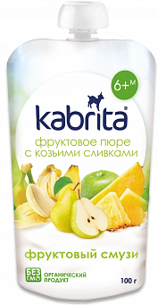 Пюре "Kabrita" фруктовый смузи