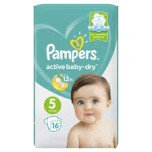 Подгузники Pampers №5 active Baby Dry 16шт