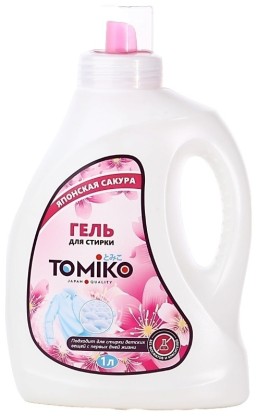 Гель для стирки Tomiko 1литр  в ассортименте