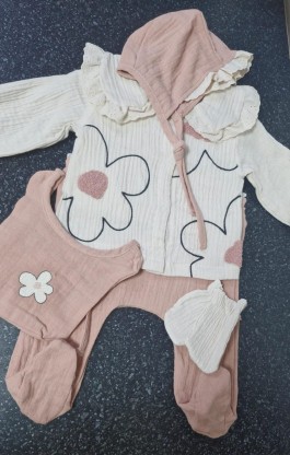 Муслиновый набор 5 в 1 роз