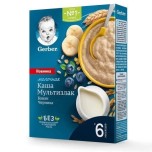 Каша Gerber мультизлак банан черника, 180гр